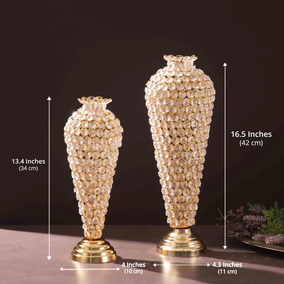 Golden Luxe Crystal Accents