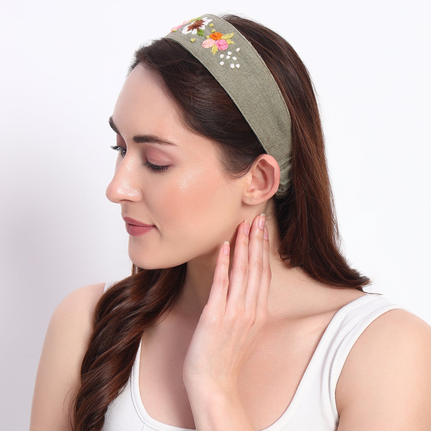 Olive Bloom Hairband