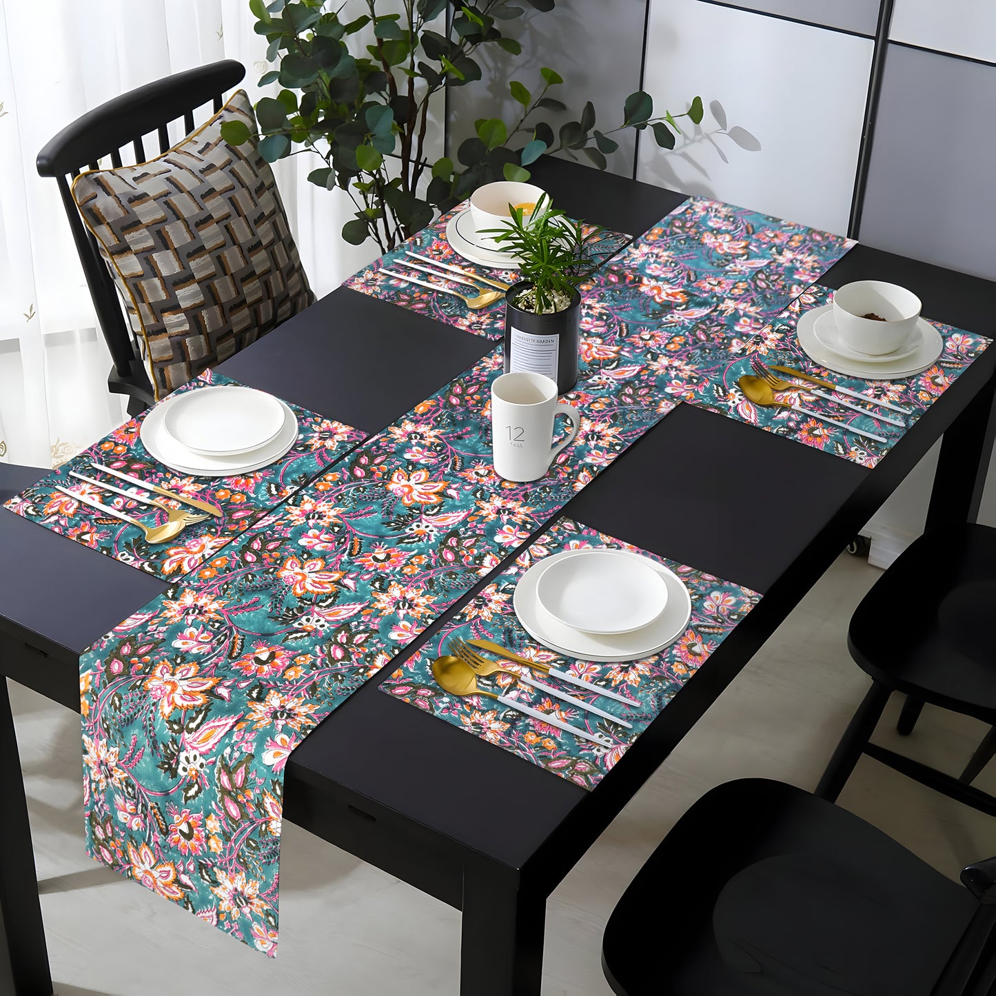 Tropical Bloom Luxe Table Runner Set