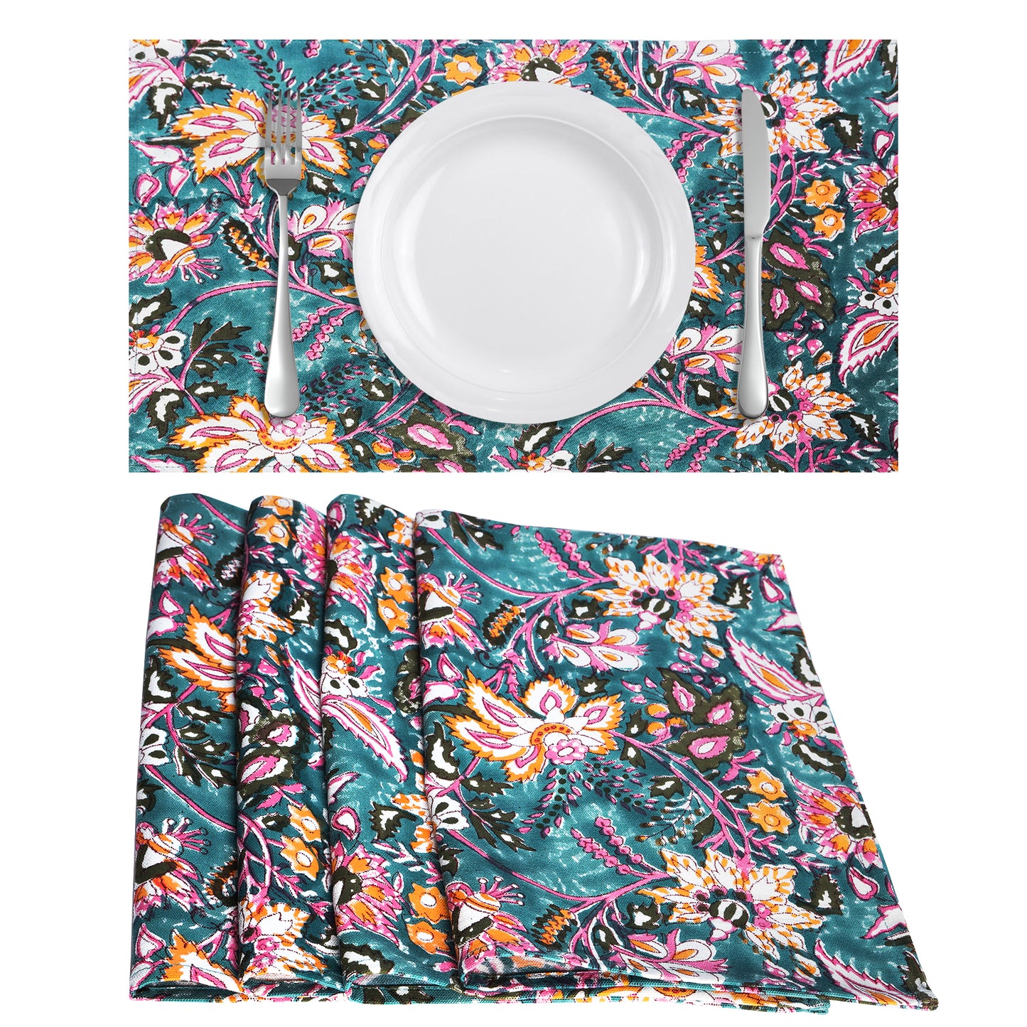 Tropical Bloom Luxe Table Runner Set