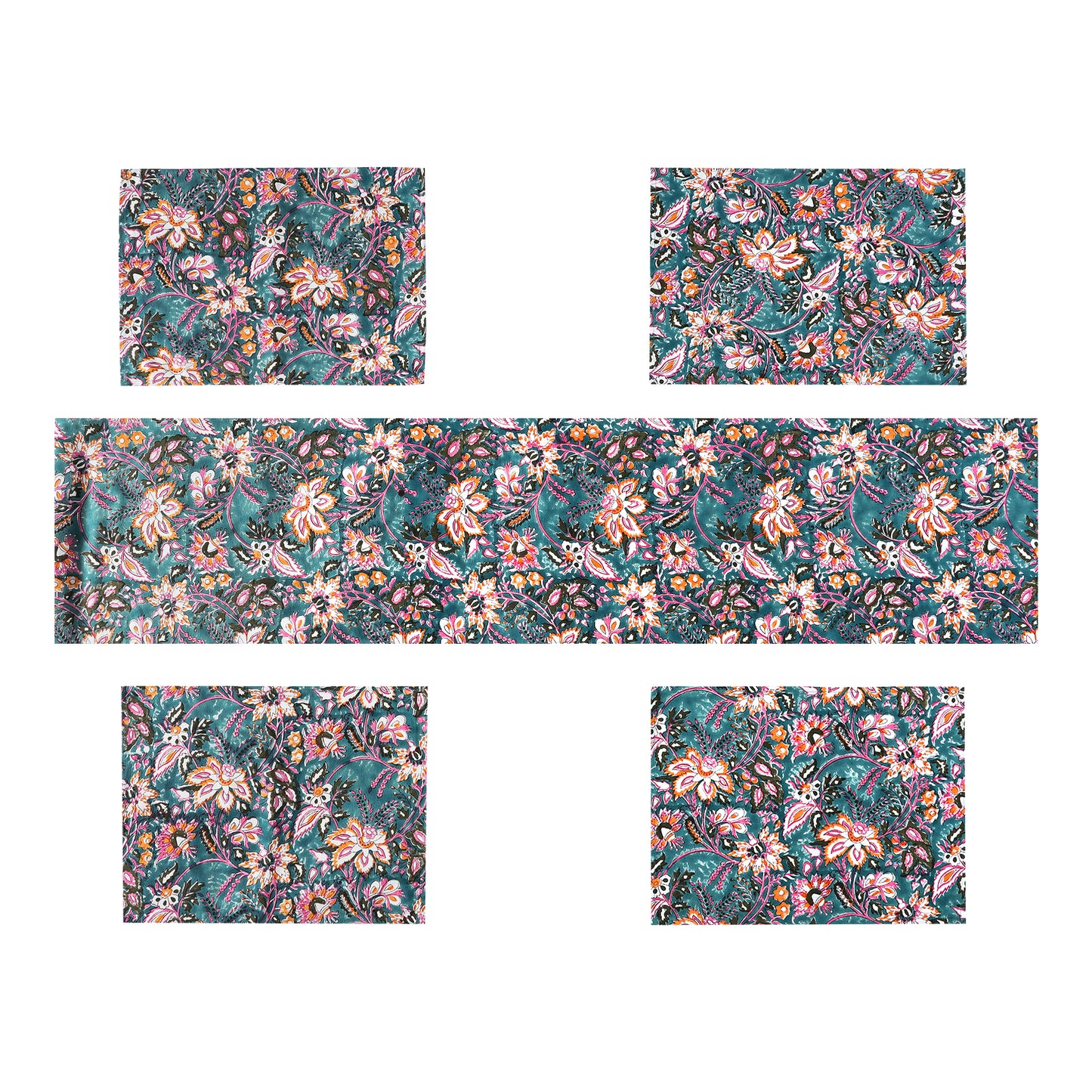 Tropical Bloom Luxe Table Runner Set