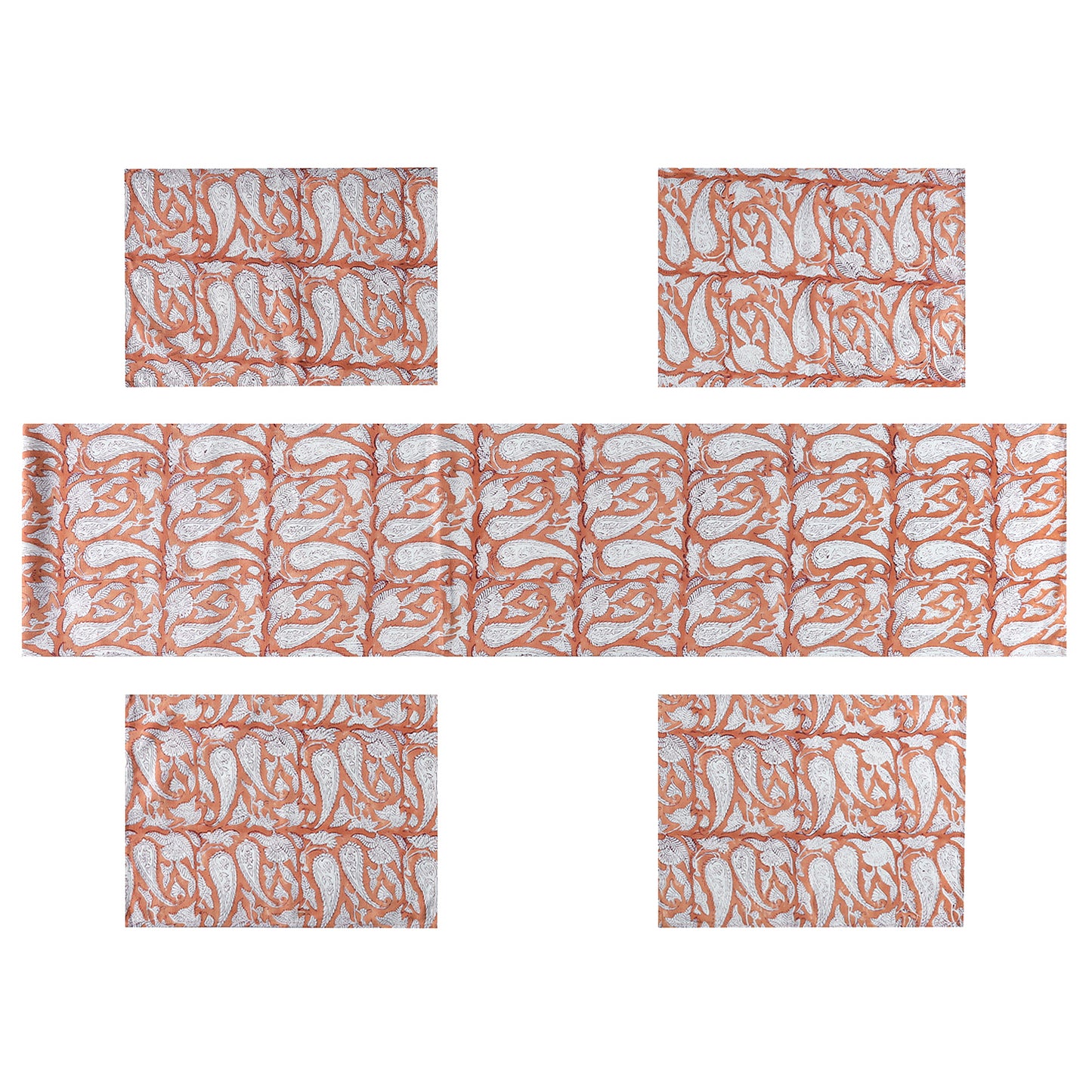Terracotta Leaf Table Collection Set