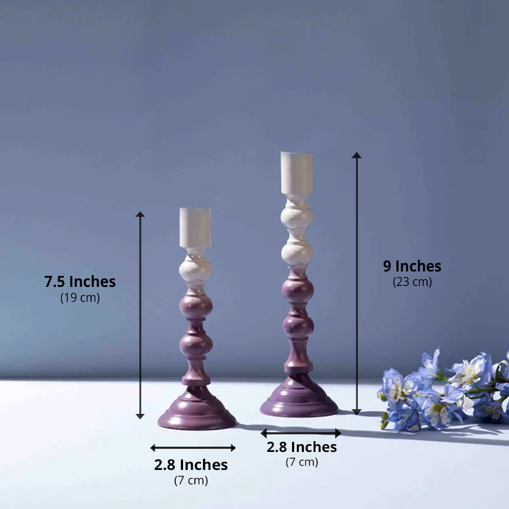 Purple Haze Ombre Candle Stands