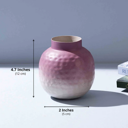 Ombre Bloom Iron Vase