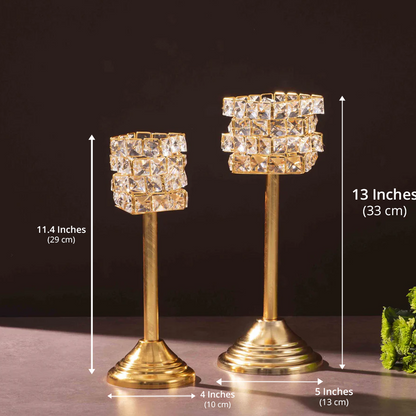 Luxe Prism Stands (Opulent Gold)