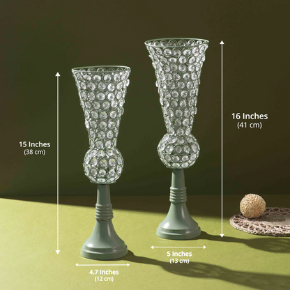 Crystal Bloom Stand (Soft Sage Green)