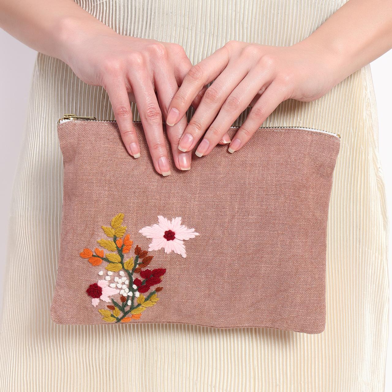 Rustic Bloom Pouch