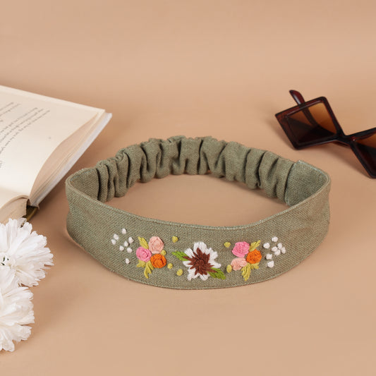 Olive Bloom Hairband