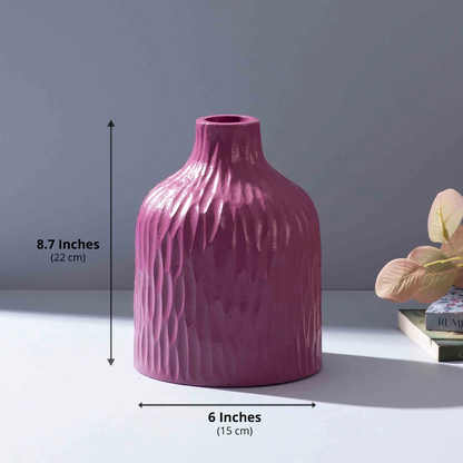 Carved Heather Relic Vase