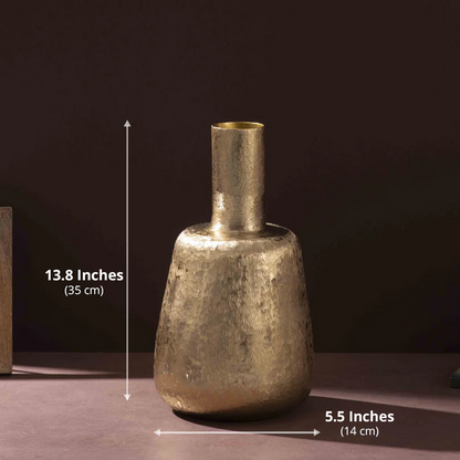 Golden Bell Artisan Vase