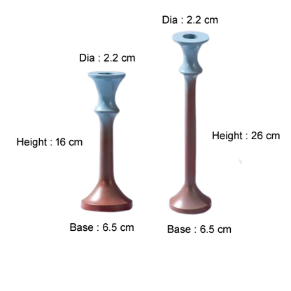 Aqua Drift Ombre Candle Stand