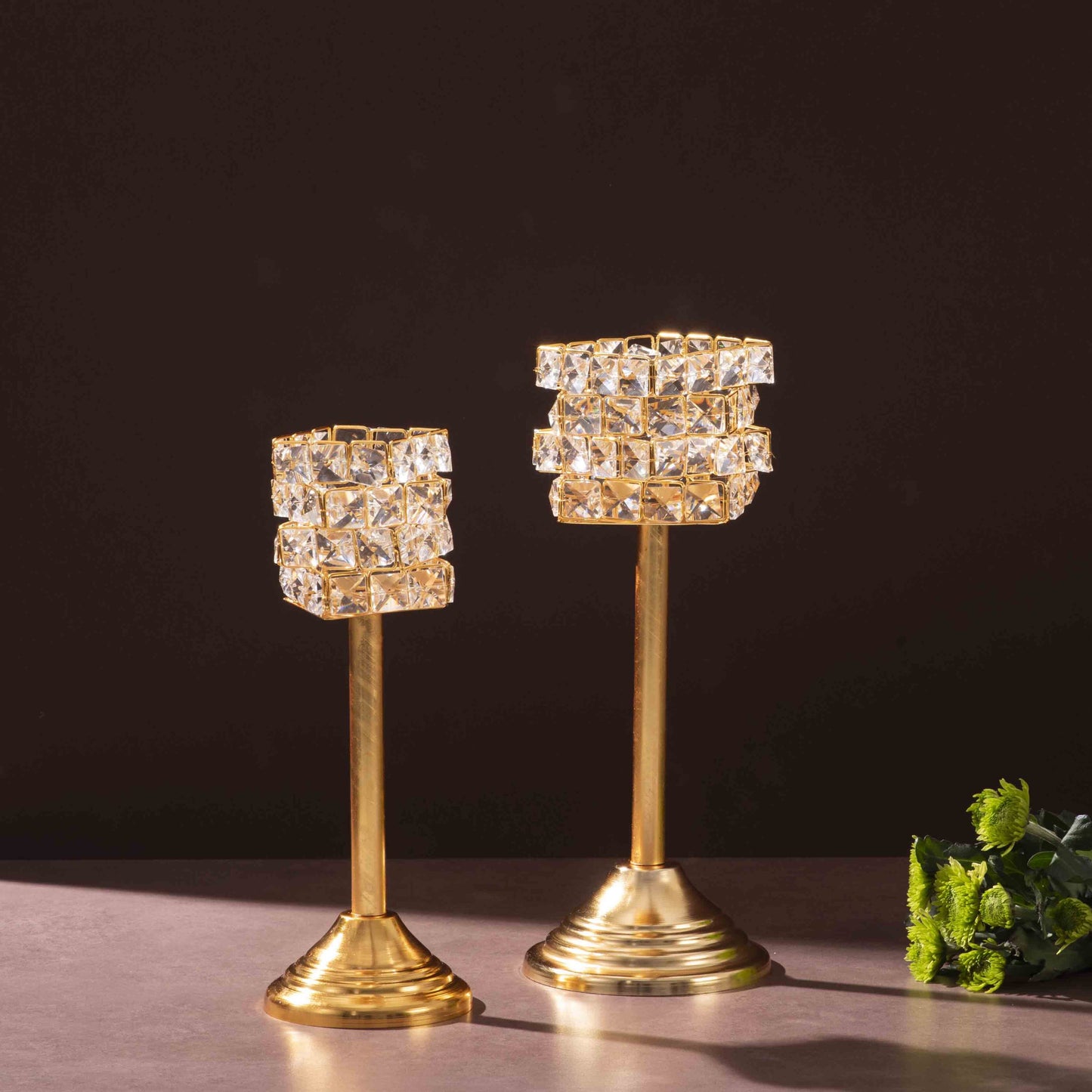 Luxe Prism Stands (Opulent Gold)