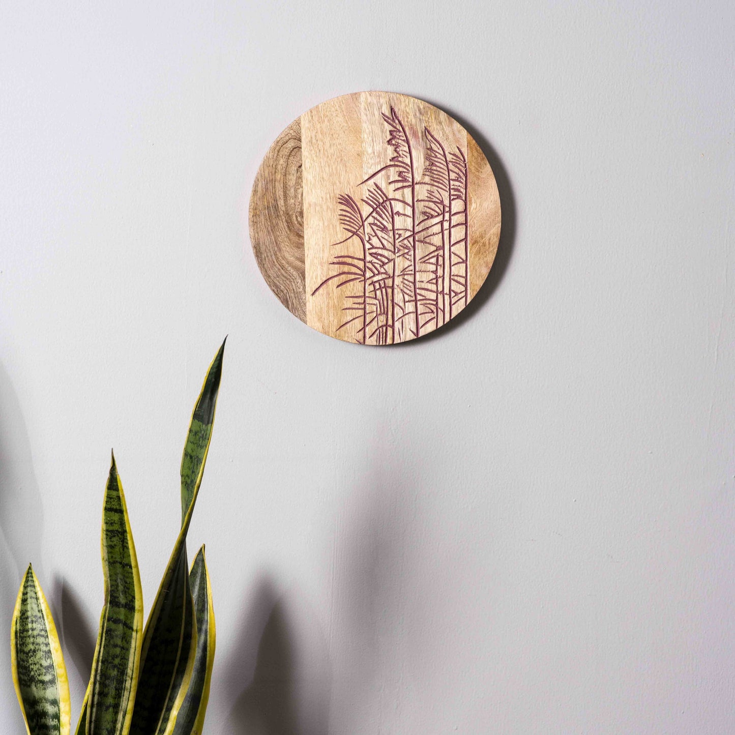 Rustic Fields – Handcrafted Round Wall Plate