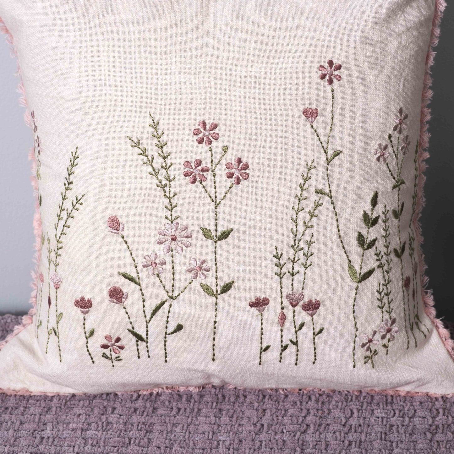 Pastel Petals Pillow Cover