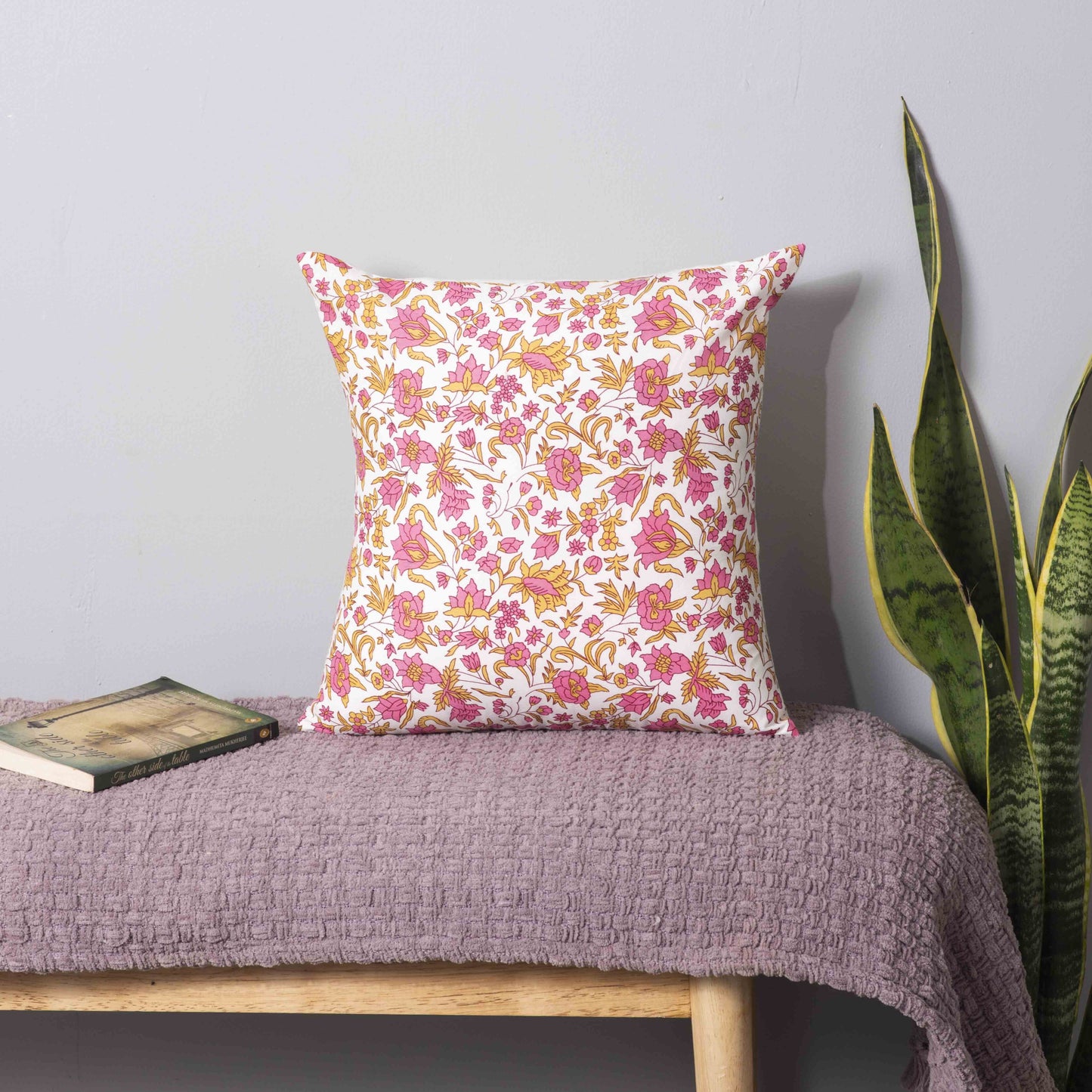 Sunset Mandala Pillow Cover