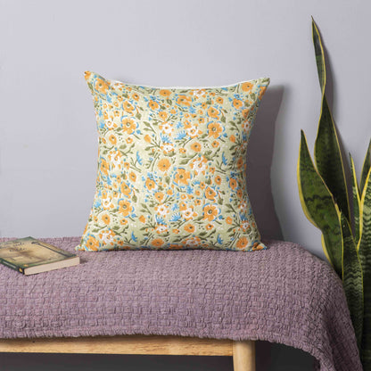 Sunny Bloom Pillow Cover