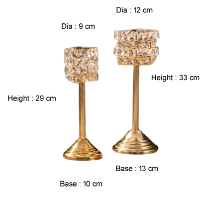 Luxe Prism Stands (Opulent Gold)