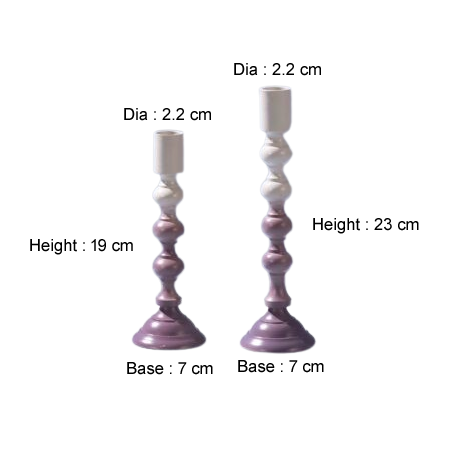 Purple Haze Ombre Candle Stands