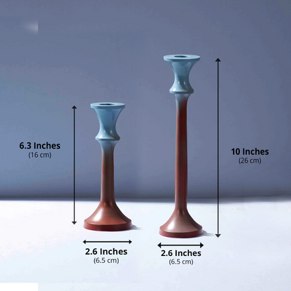 Aqua Drift Ombre Candle Stand
